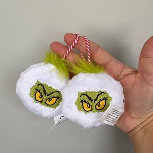 Mc Donald’s Grinch Face Plush Ornaments set of 2 from 2025